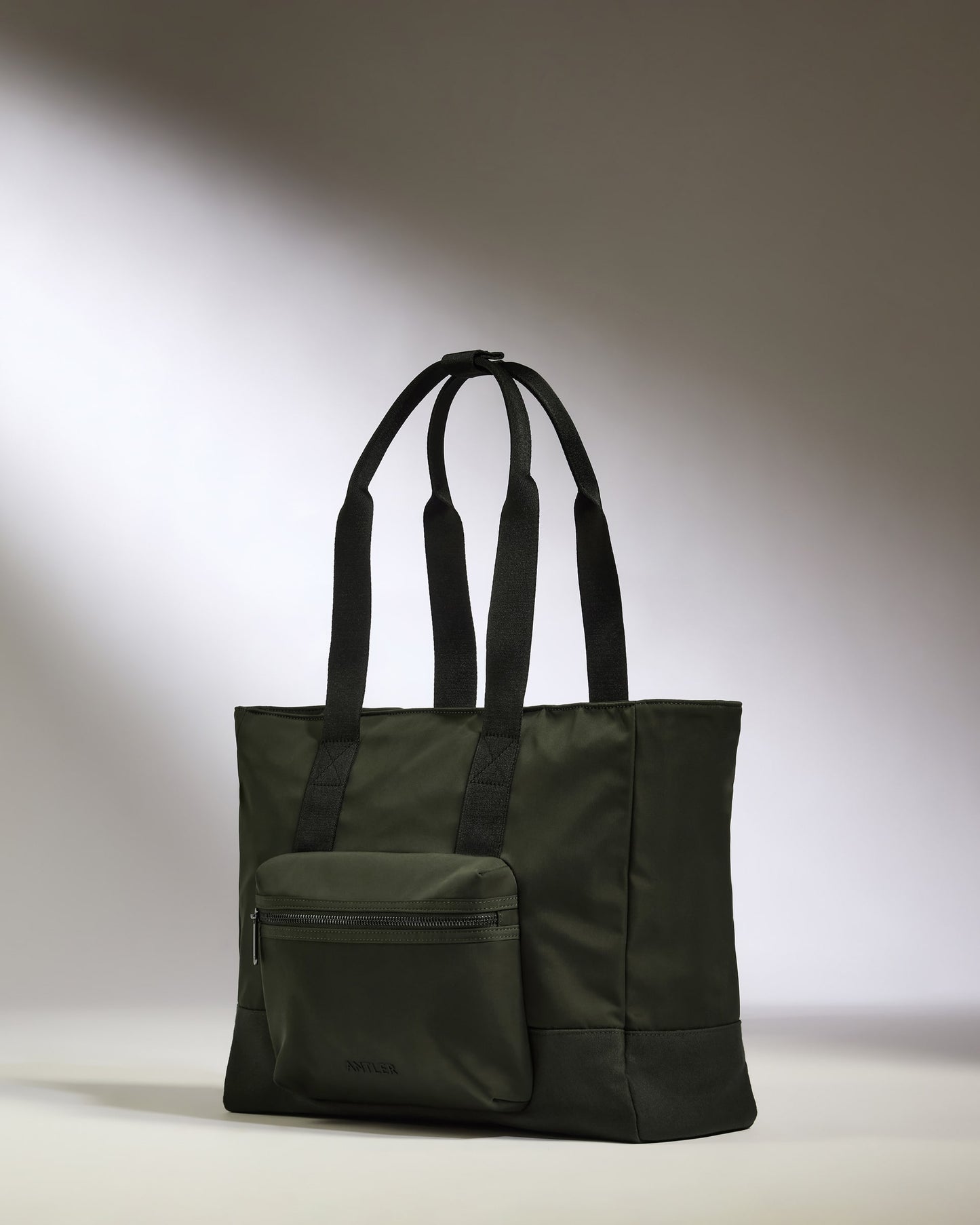Icon Tote Bag in Dark Khaki Green