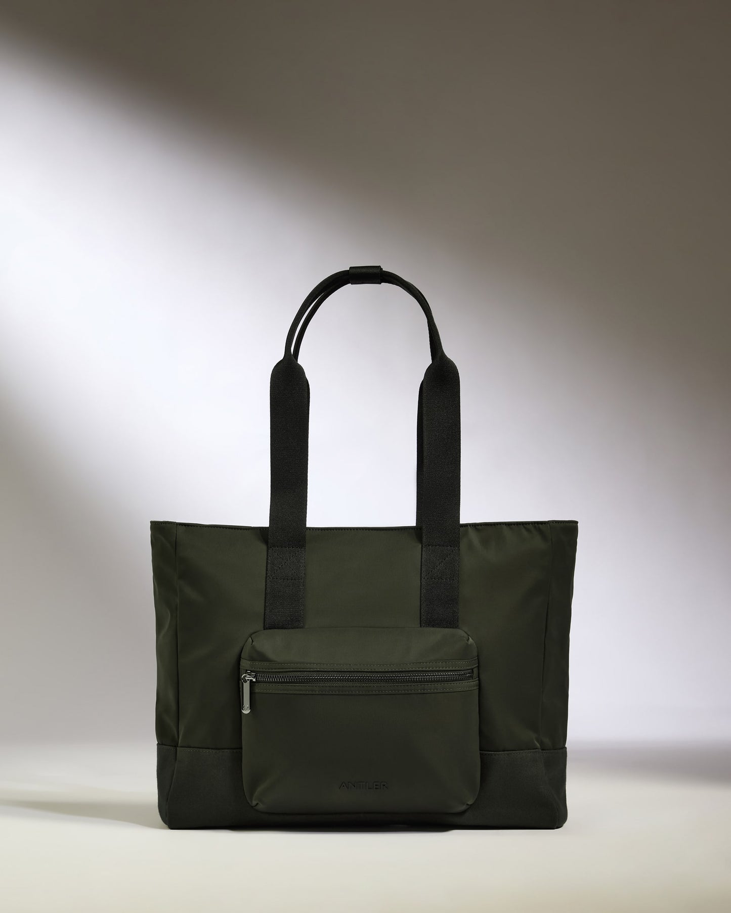 Icon Tote Bag in Dark Khaki Green