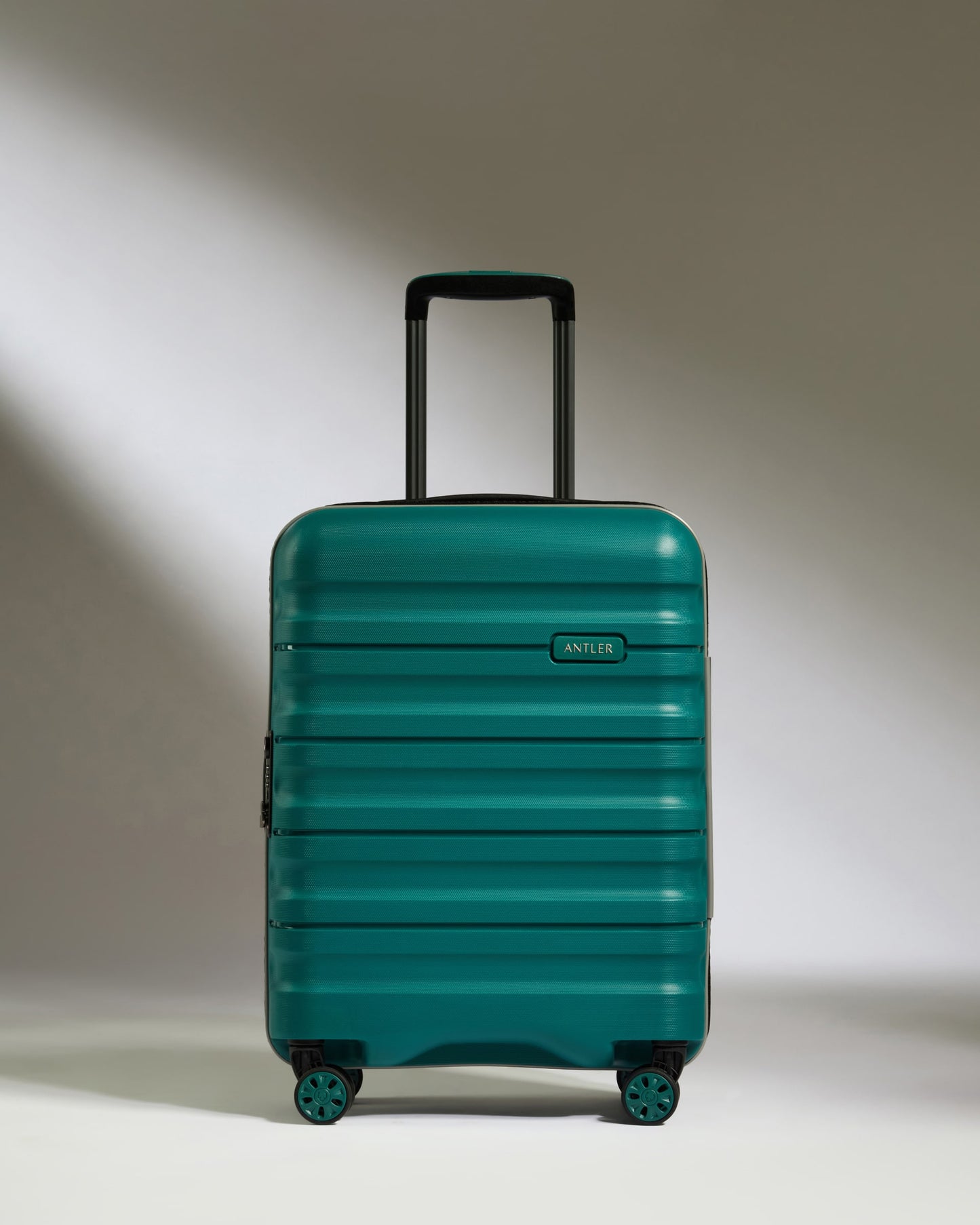 Expandable Carry-on Luggage in Deep Teal - Lincoln