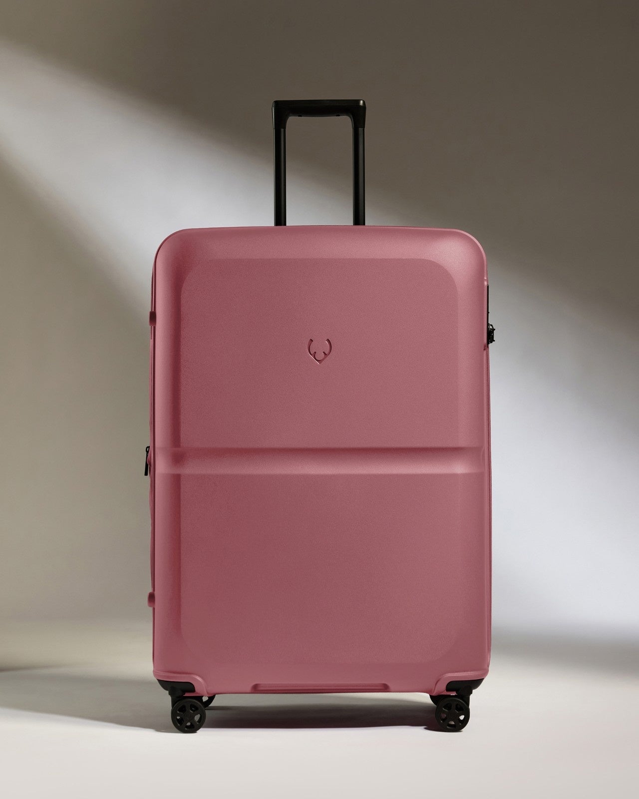 Large Luggage in Clay Pink - Single Stripe