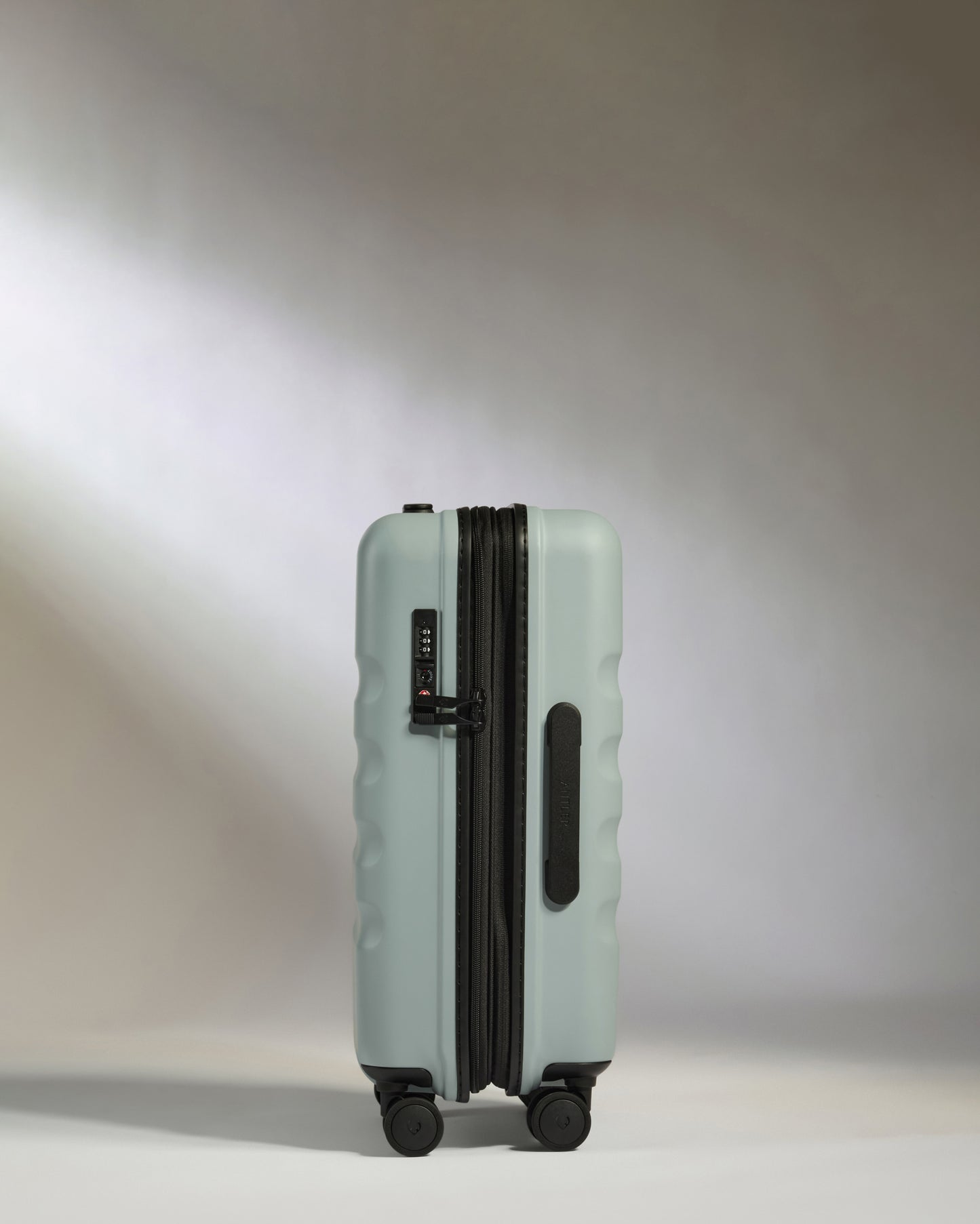 Expandable Carry-on Luggage in Mist Blue - Icon Stripe