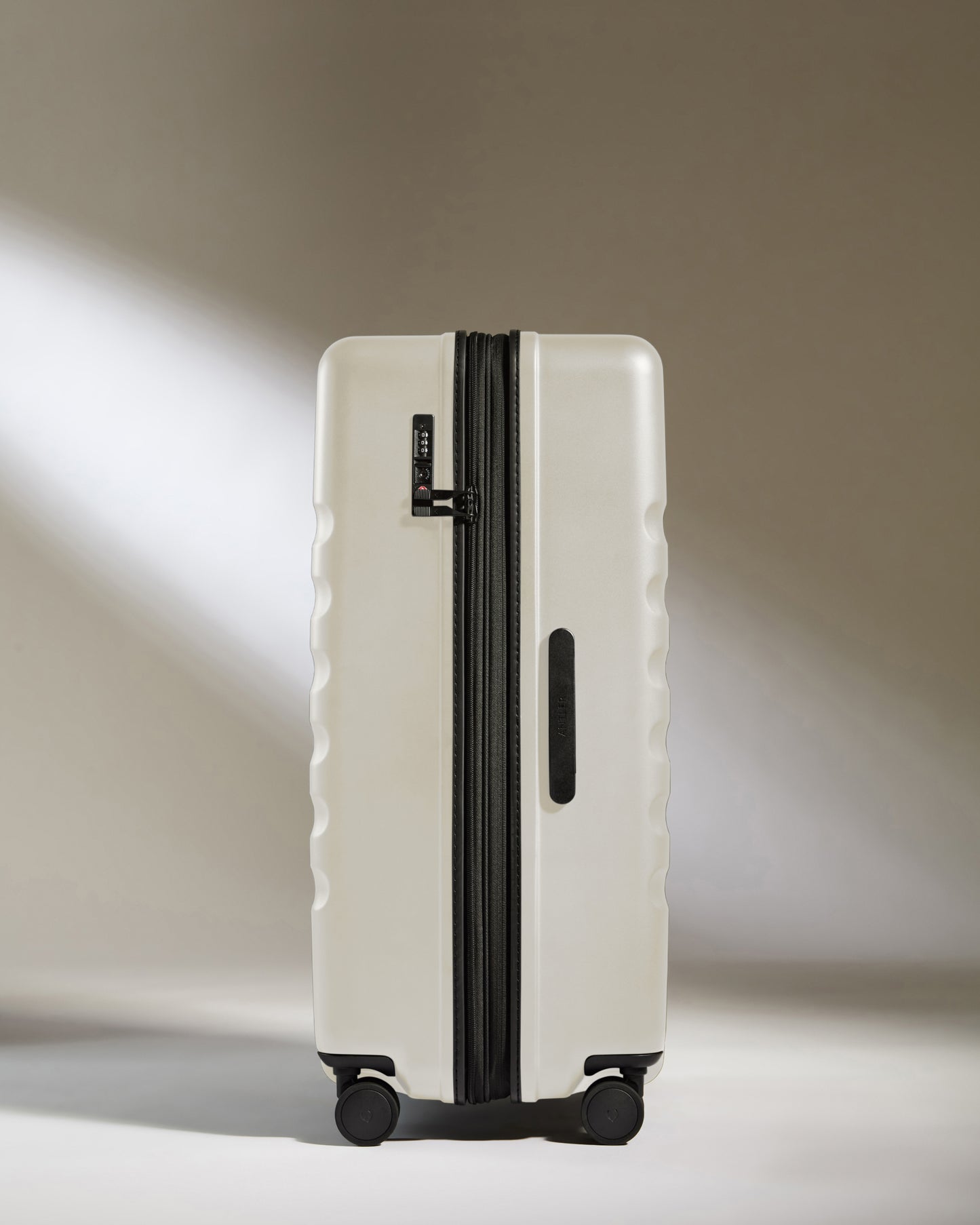 Large Luggage in Taupe - Icon Stripe
