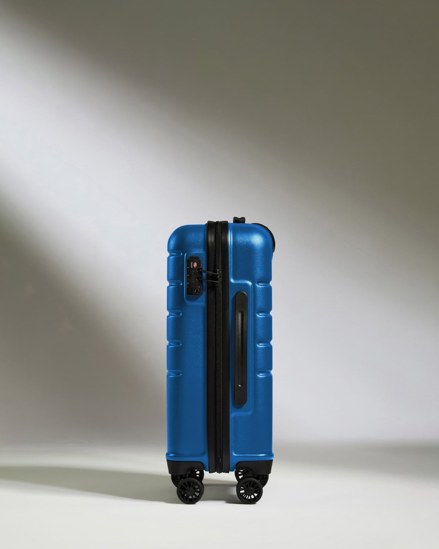 Expandable Carry-on Luggage in Bold Blue - Logo