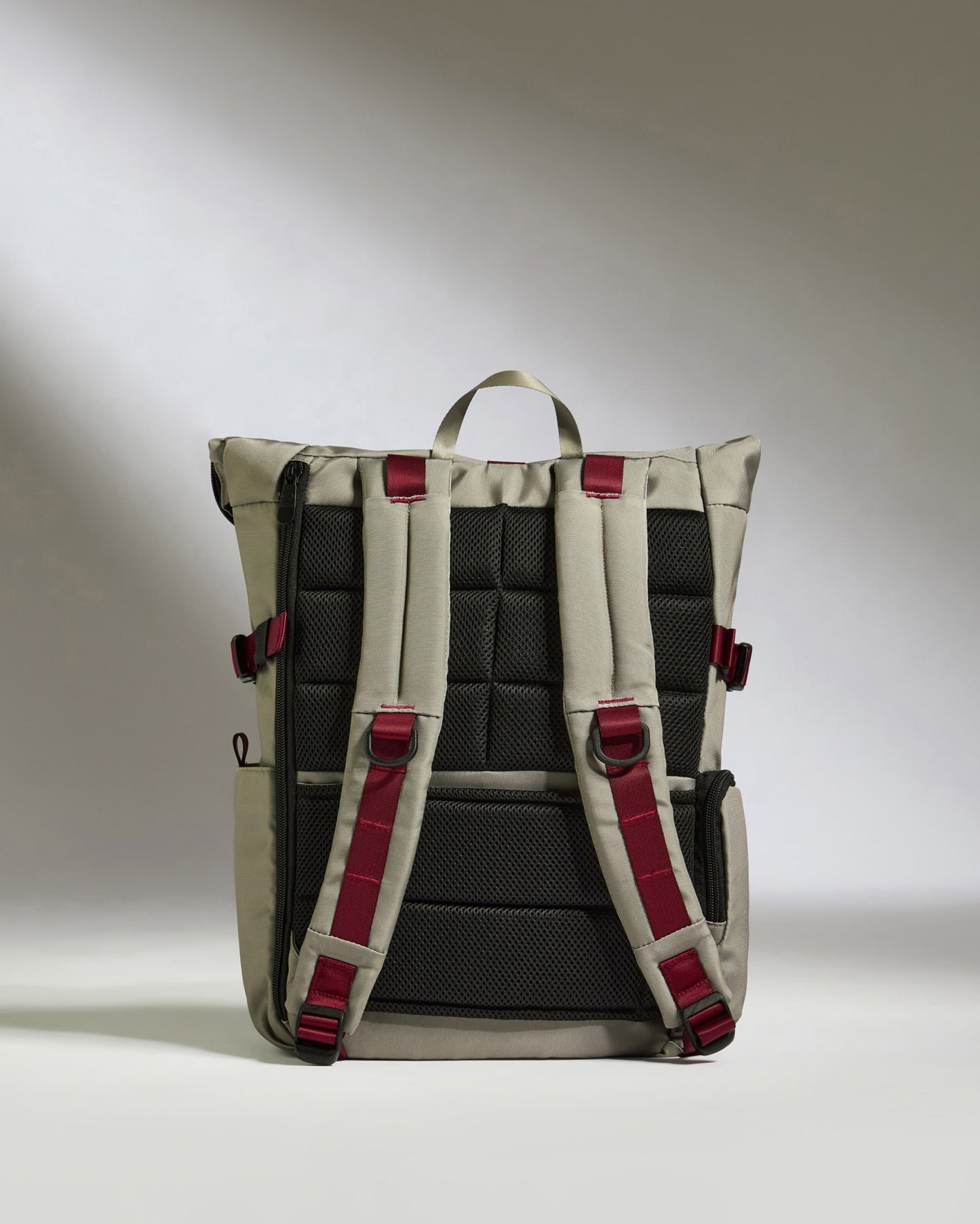 Discovery Roll Top Backpack in Mist Blue