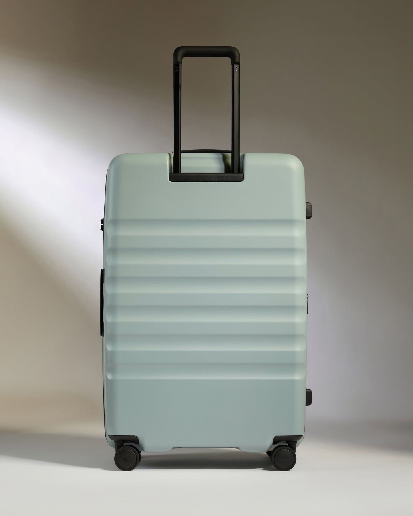 Large Luggage in Mist Blue - Icon Stripe
