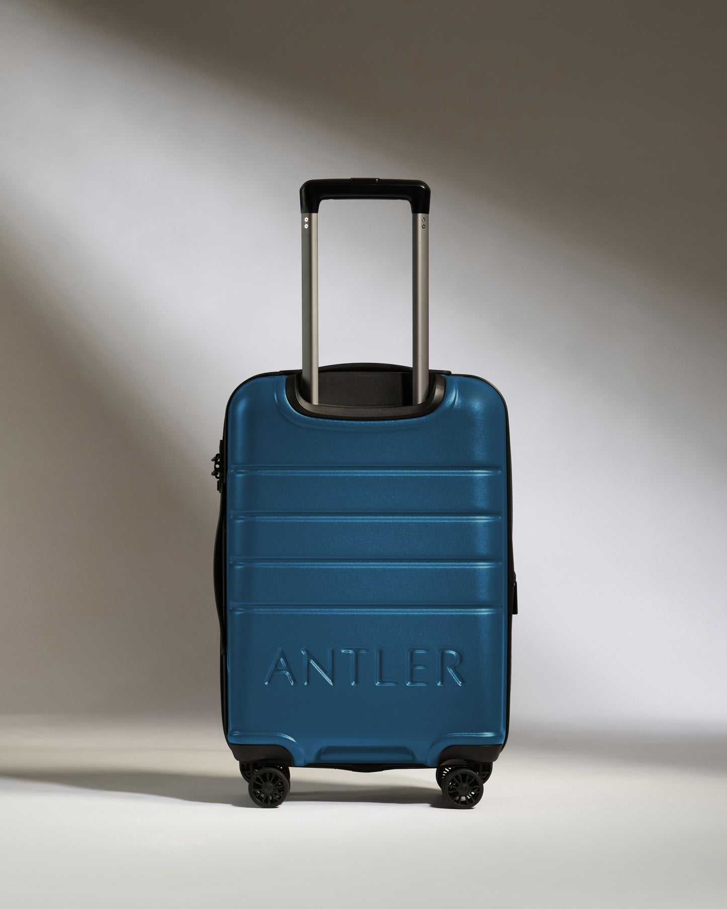 Expandable Carry-on Luggage in Bold Blue - Logo
