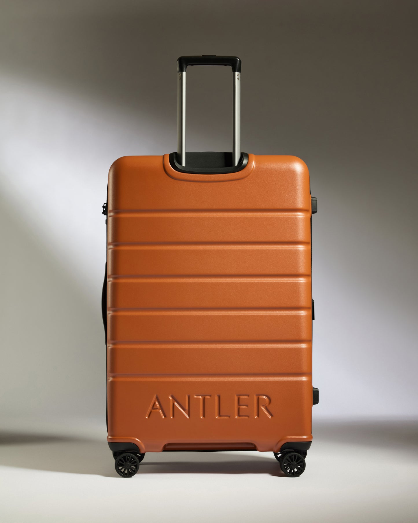 Large Suitcase in Amber - Logo