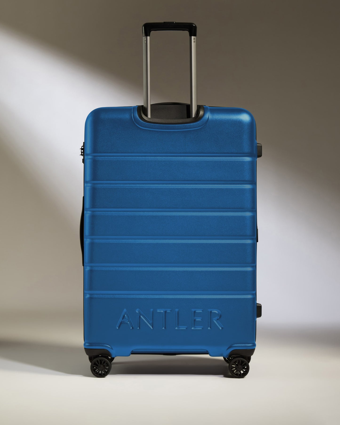 Large Luggage in Bold Blue - Logo