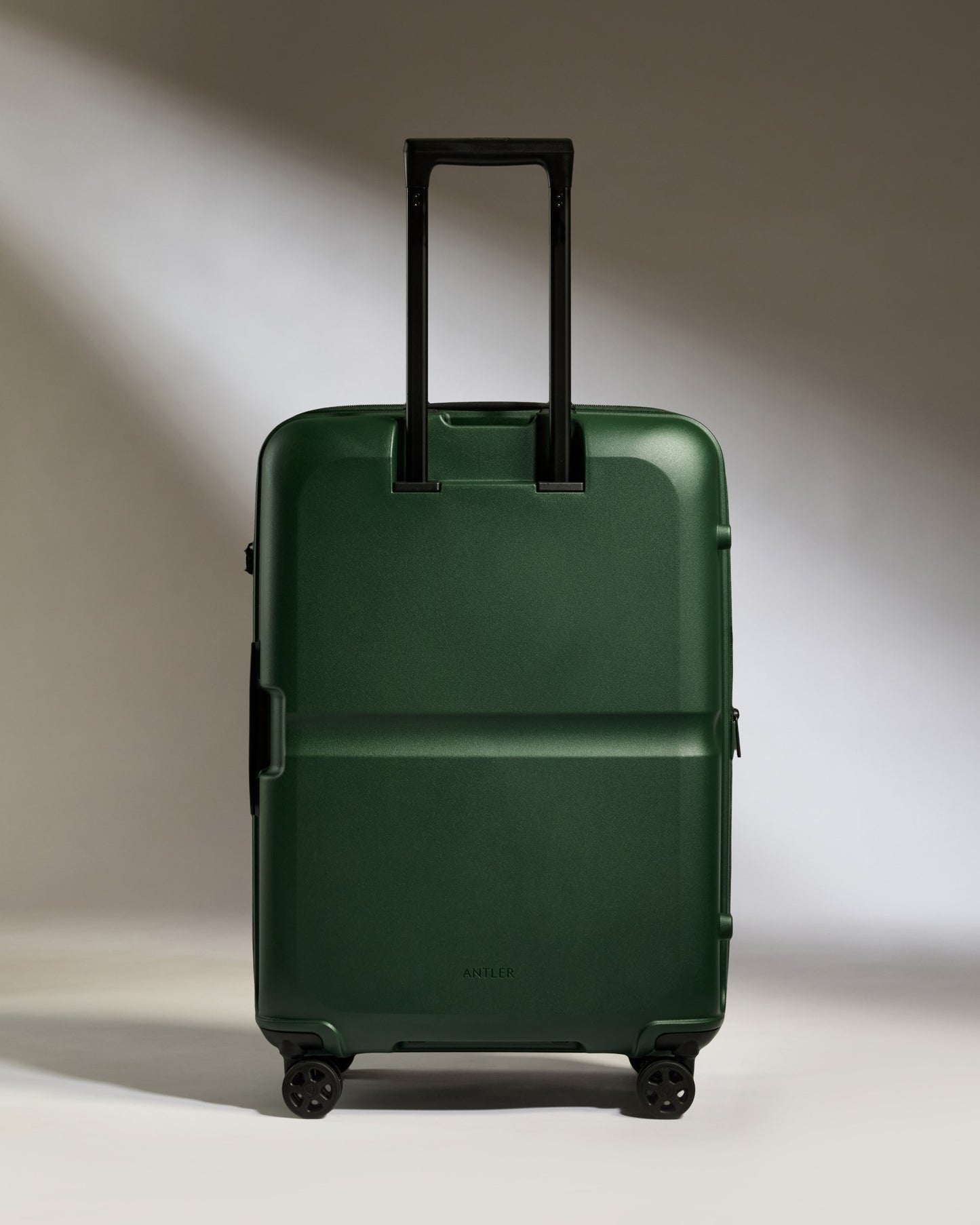 Expandable Carry-on Luggage Set in Antler Green - Single Stripe