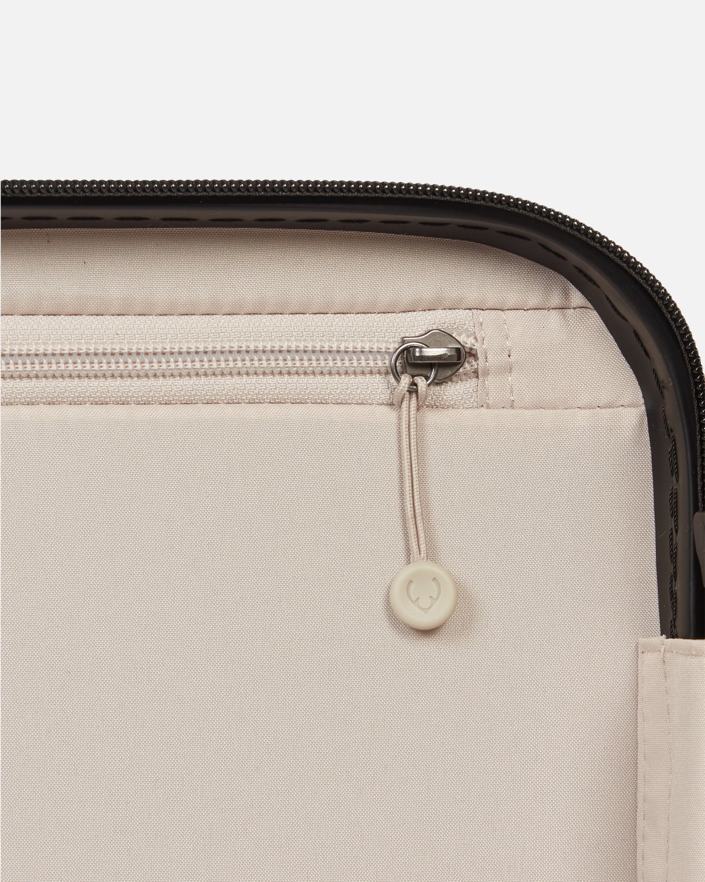 Expandable Carry-on Luggage in Moss Grey - Logo