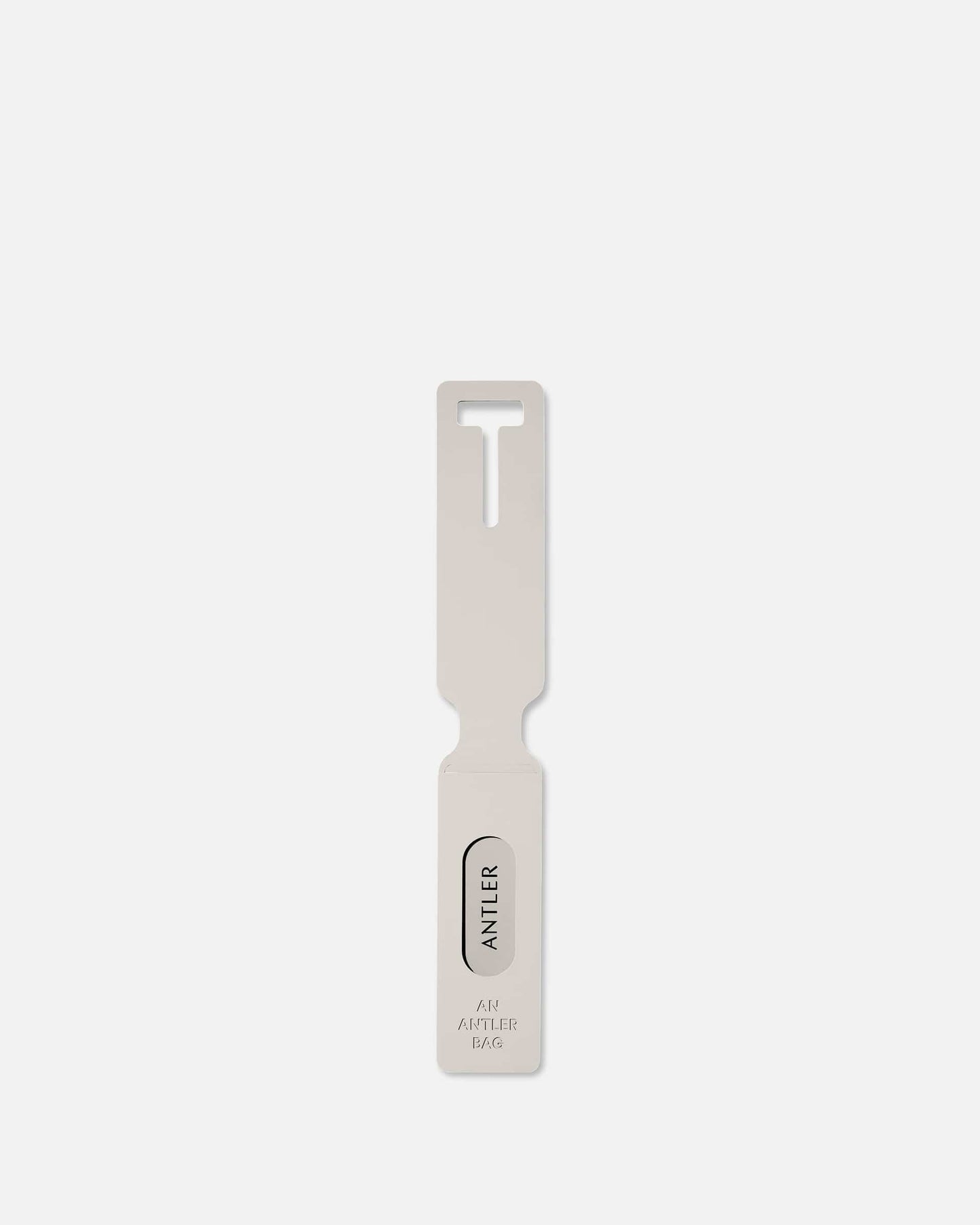 Luggage Tag in Taupe