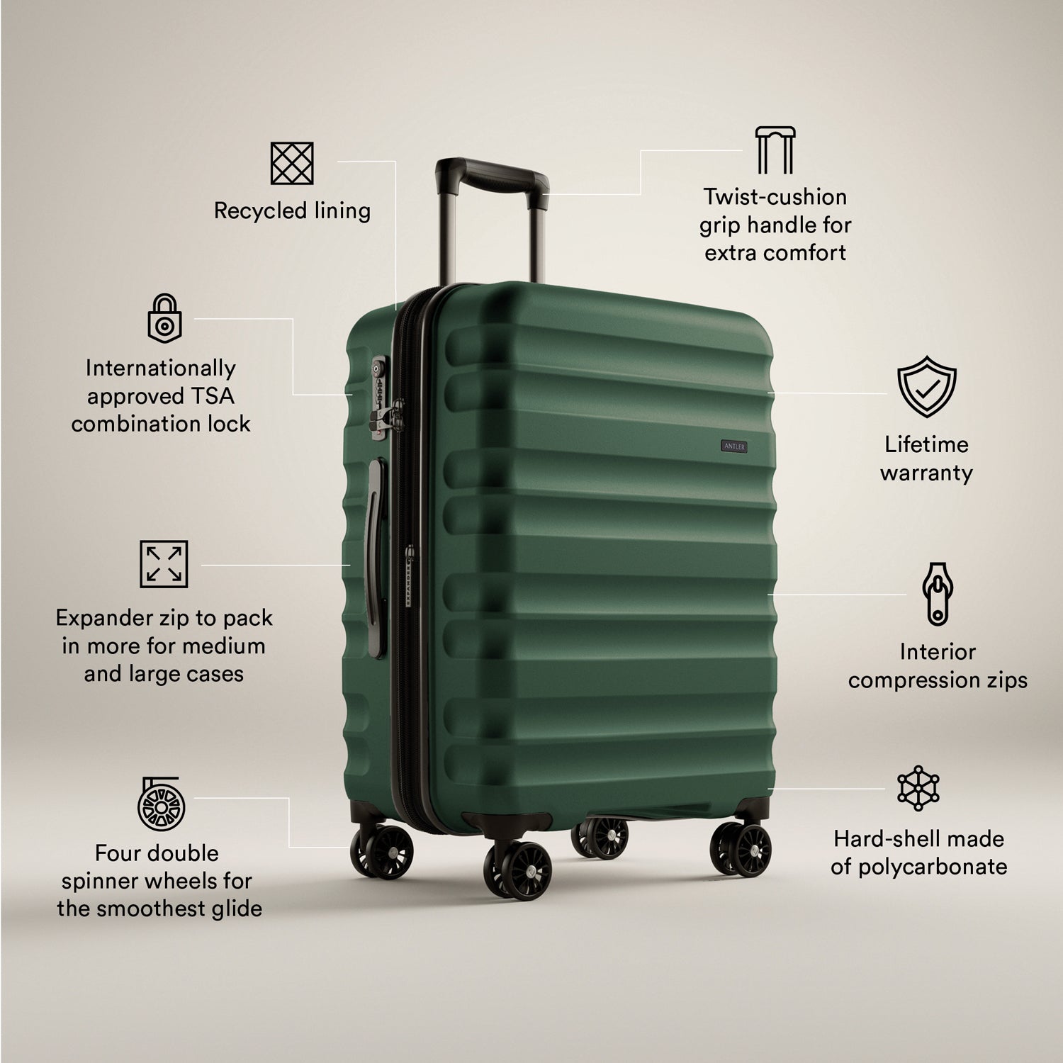 Antler® Luggage Official Store  Free Delivery & Returns – Antler Luggage  Australia