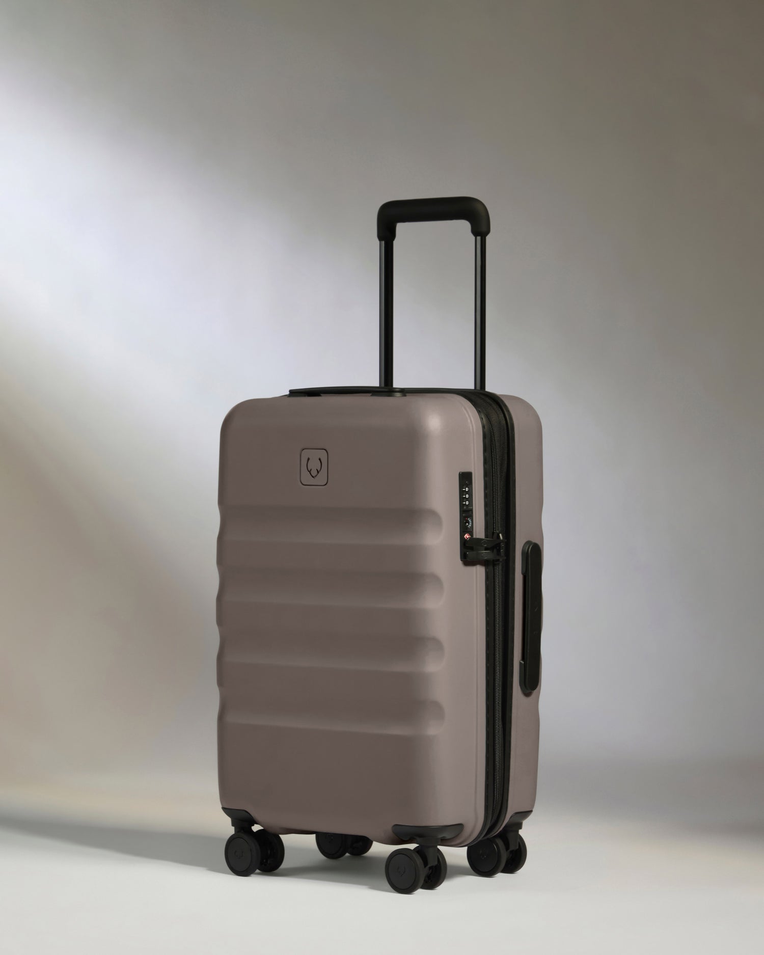 Expandable Carry-on Luggage in Pebble Grey - Icon Stripe