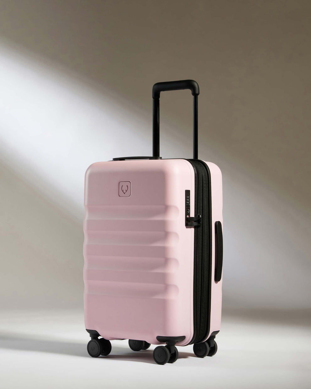 Expandable Carry-on Luggage in Pink - Icon Stripe | Lightweight & Hard ...