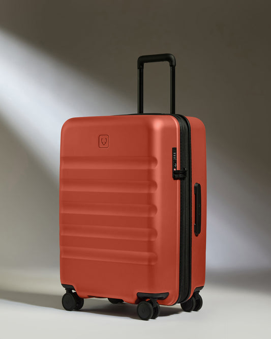 Medium Luggage in Buckthorn Red - Icon Stripe
