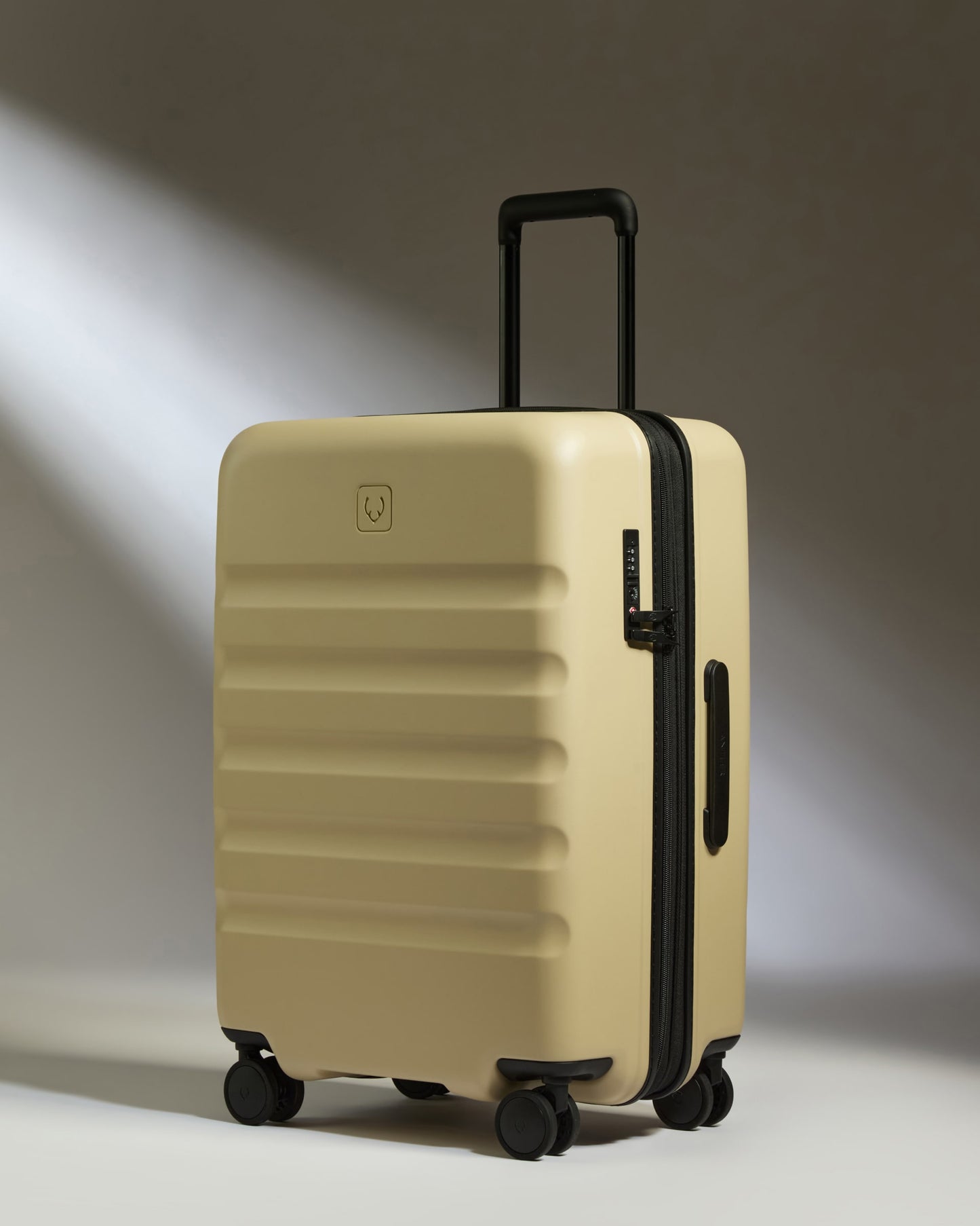Large Carry-on Luggage Set in Dune Yellow - Icon Stripe
