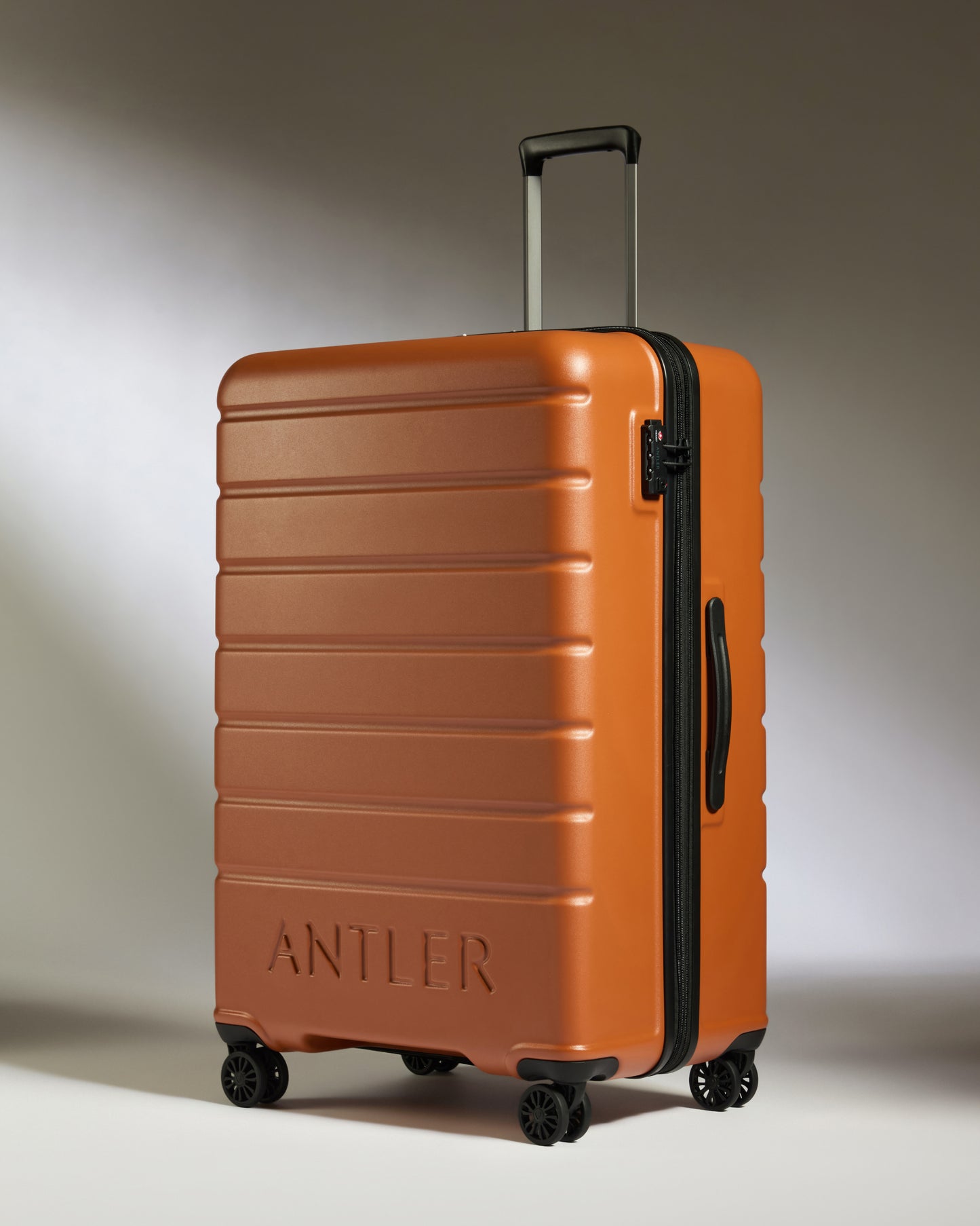Expandable Carry-on Luggage Set in Amber - Logo