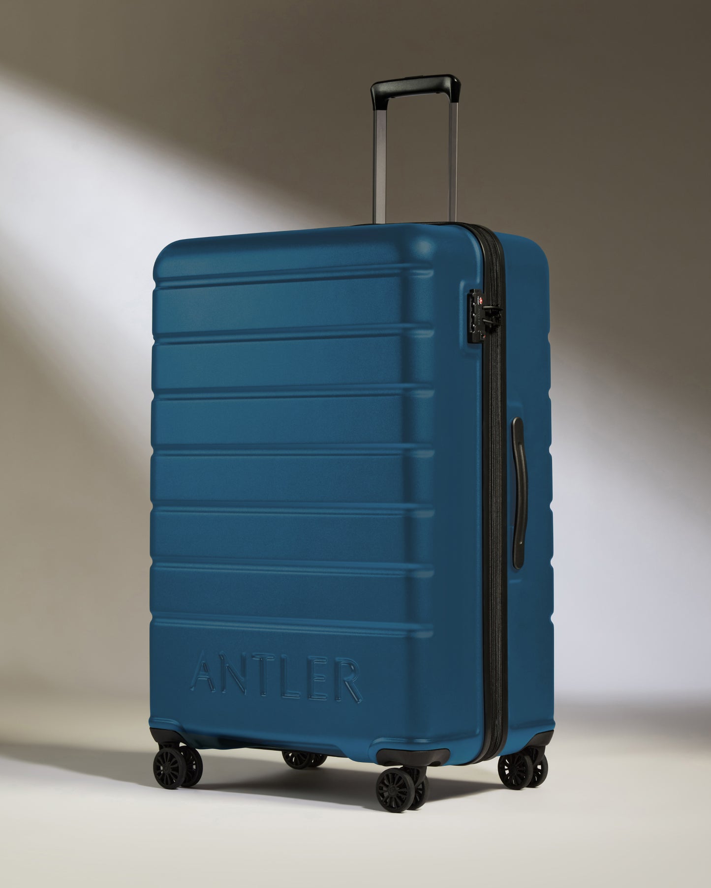 Expandable Carry-on Luggage Set in Bold Blue - Logo