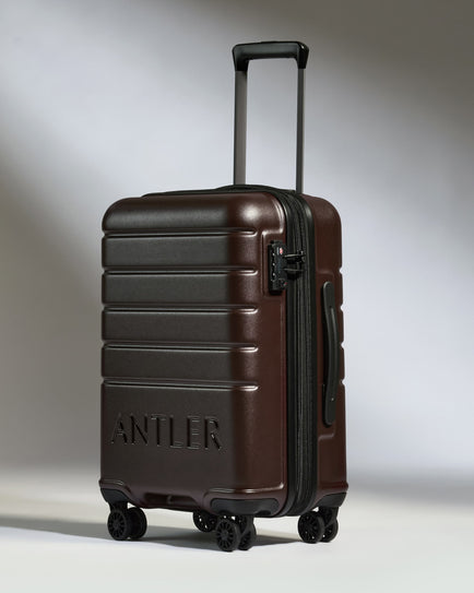 Medium Luggage in Cedar Brown - Logo