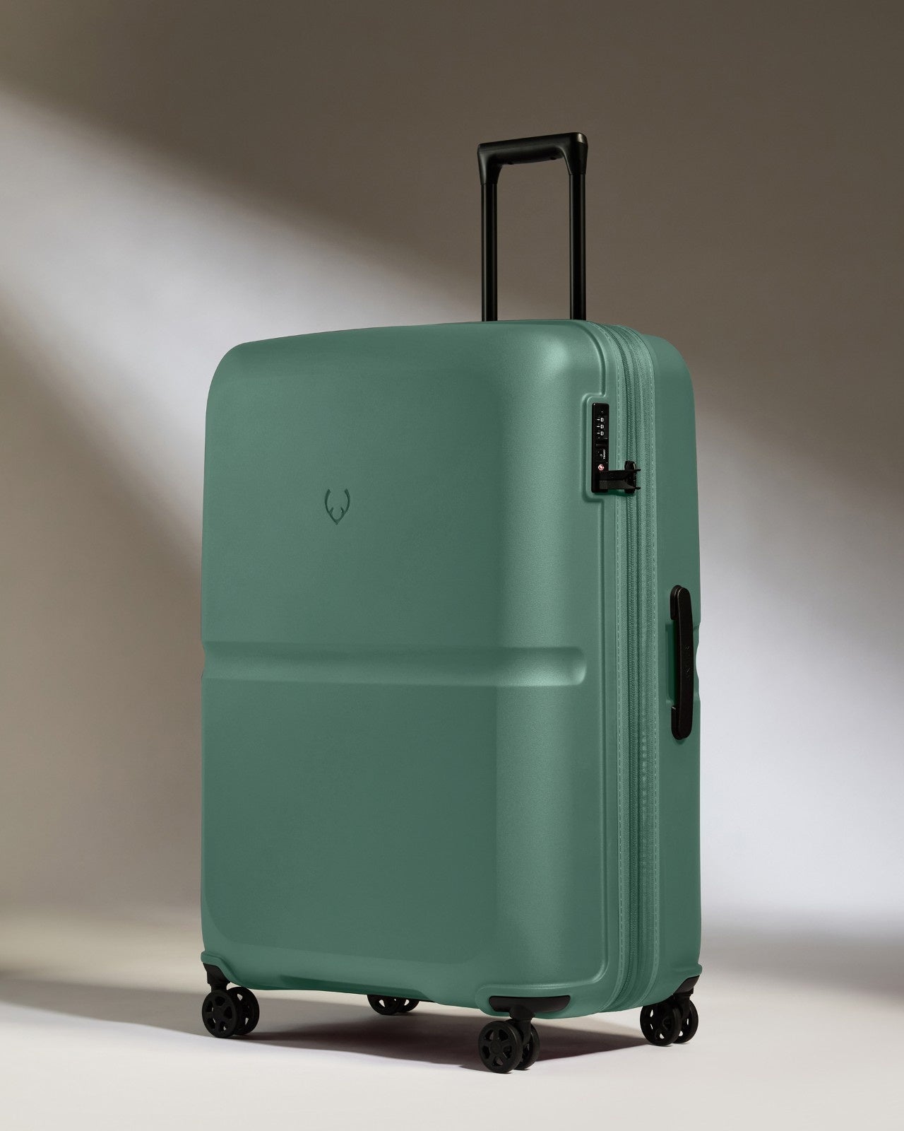 Expandable Carry-on Luggage Set in Seagrass Green - Single Stripe