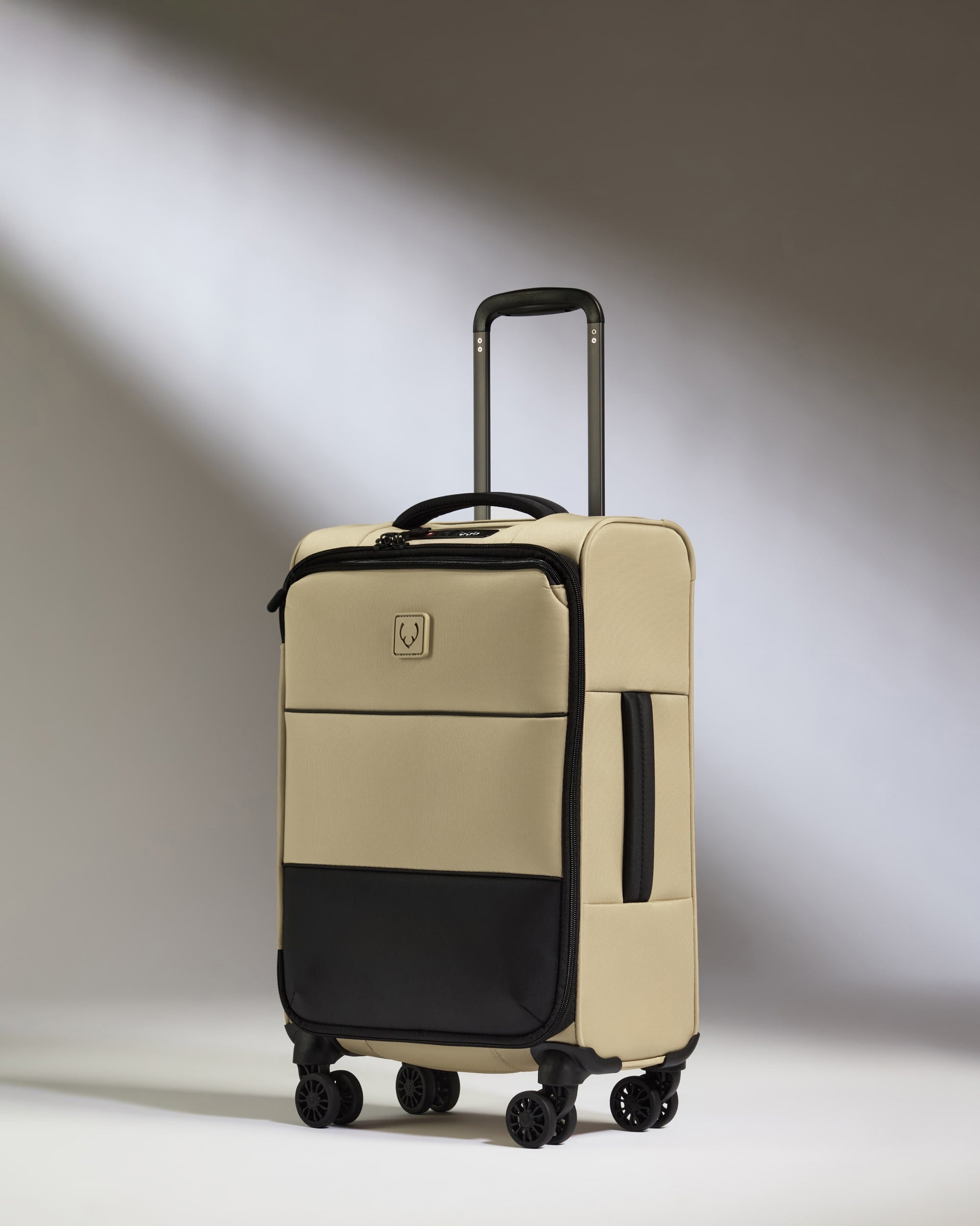 Lightest Expandable Carry-on Luggage Set in Sand Beige Soft