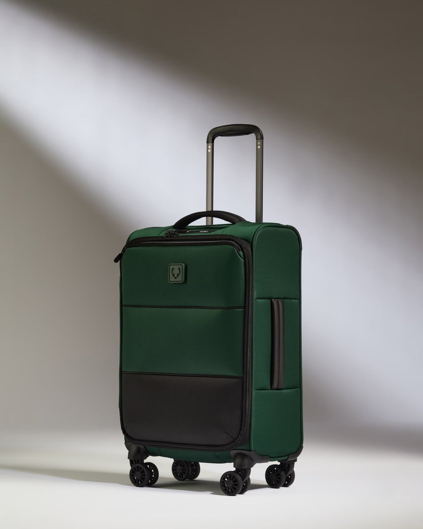 Lightest Expandable Carry-on Luggage in Antler Green - Soft Stripe 2.0