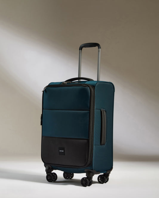 Lightest Carry-on Luggage in Indigo - Soft Stripe