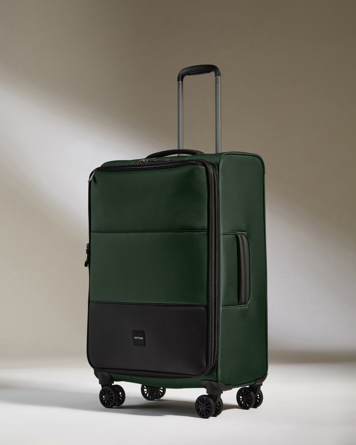 Lightest Carry-on Luggage Set in Antler Green - Soft Stripe