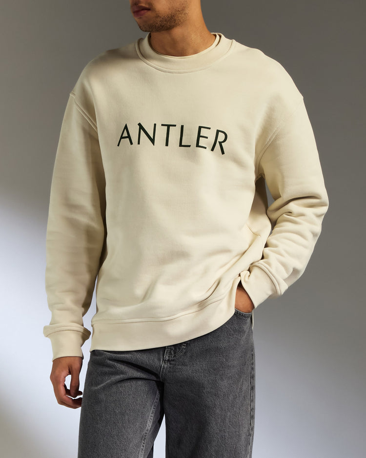 Travel Essential Sweatshirt in Cream