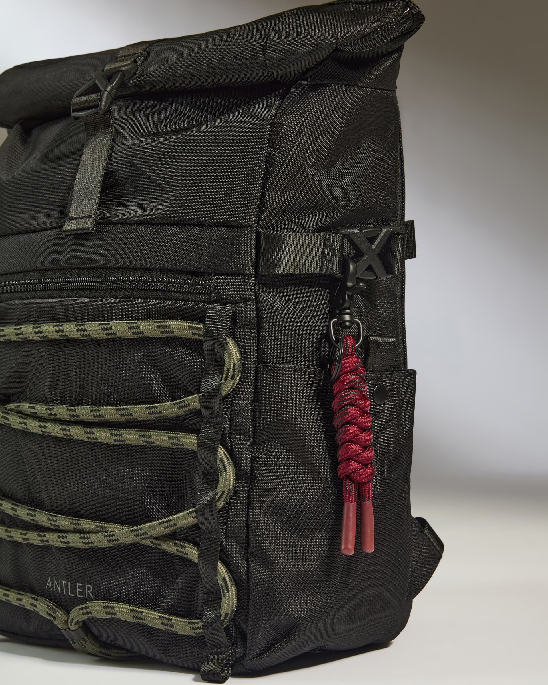 a close up of a backpack
