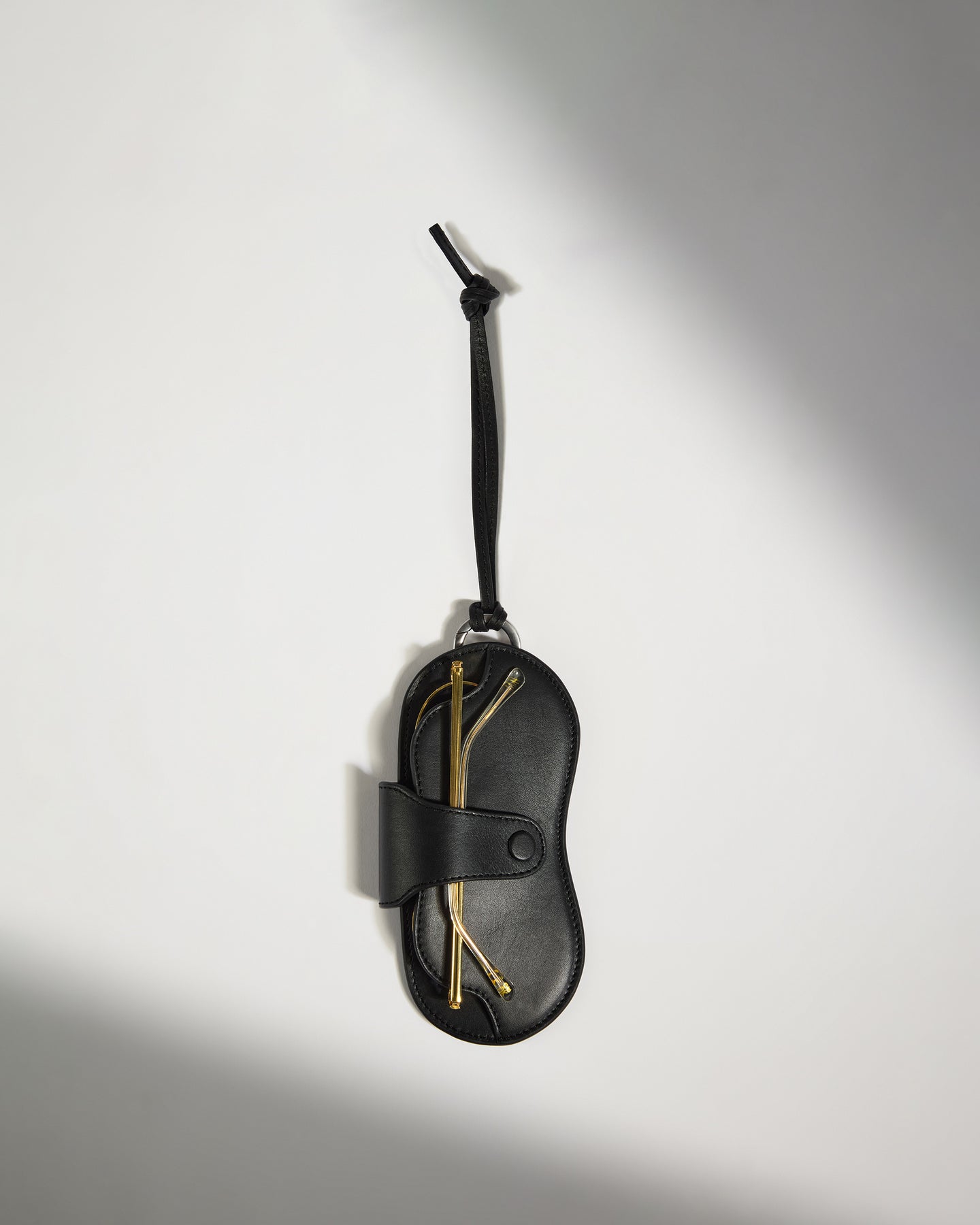 Leather Sunglasses Case in Black- Summer Capsule