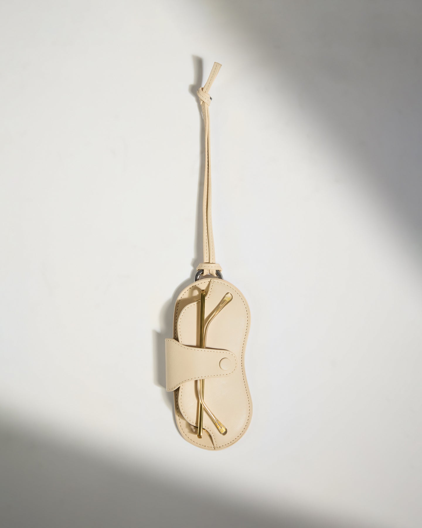 Leather Sunglasses Case in Cream - Summer Capsule