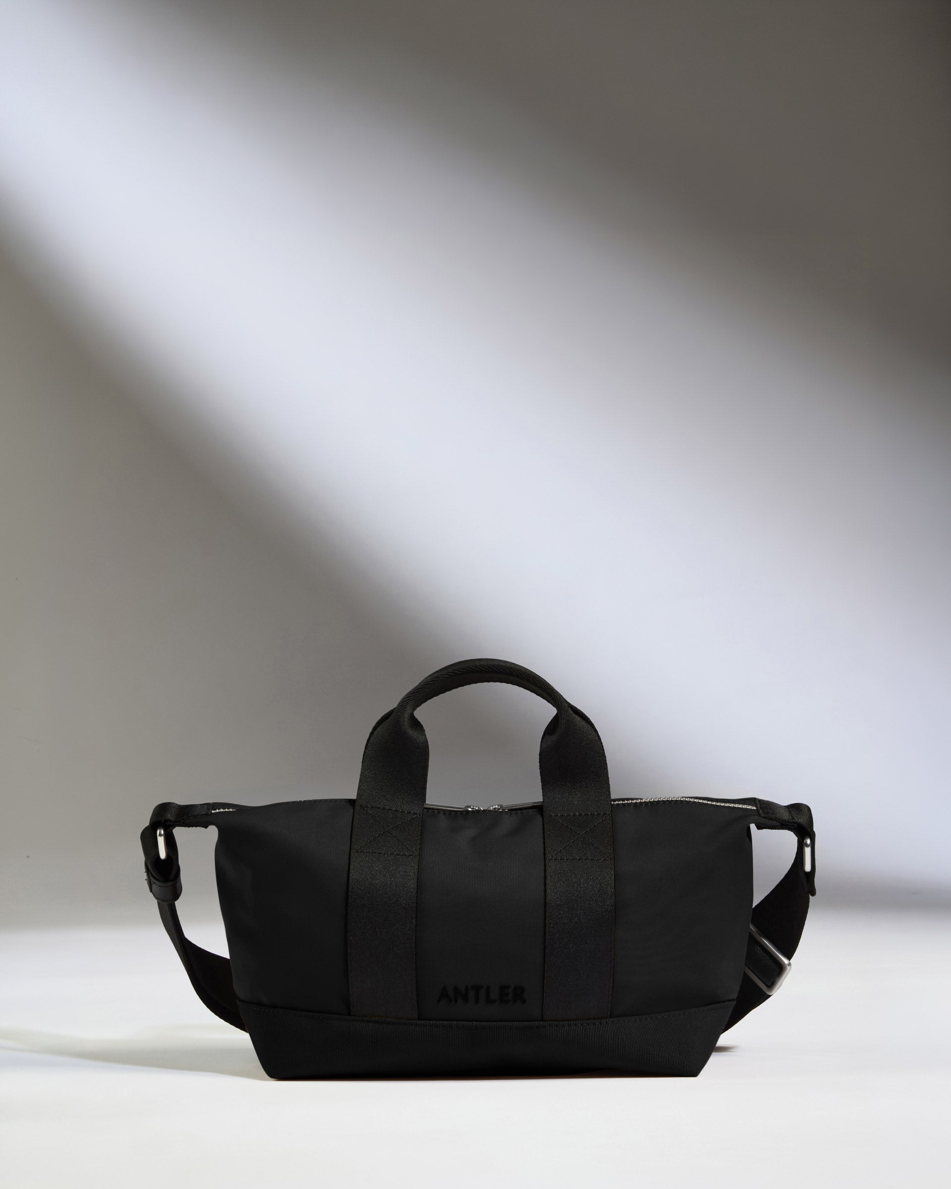 a black bag with a strap