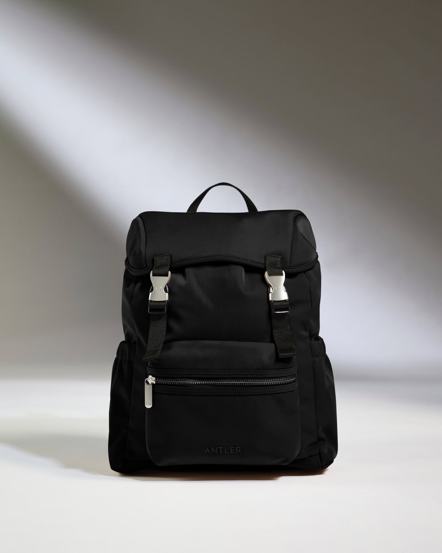 Icon Drawstring Backpack in Black