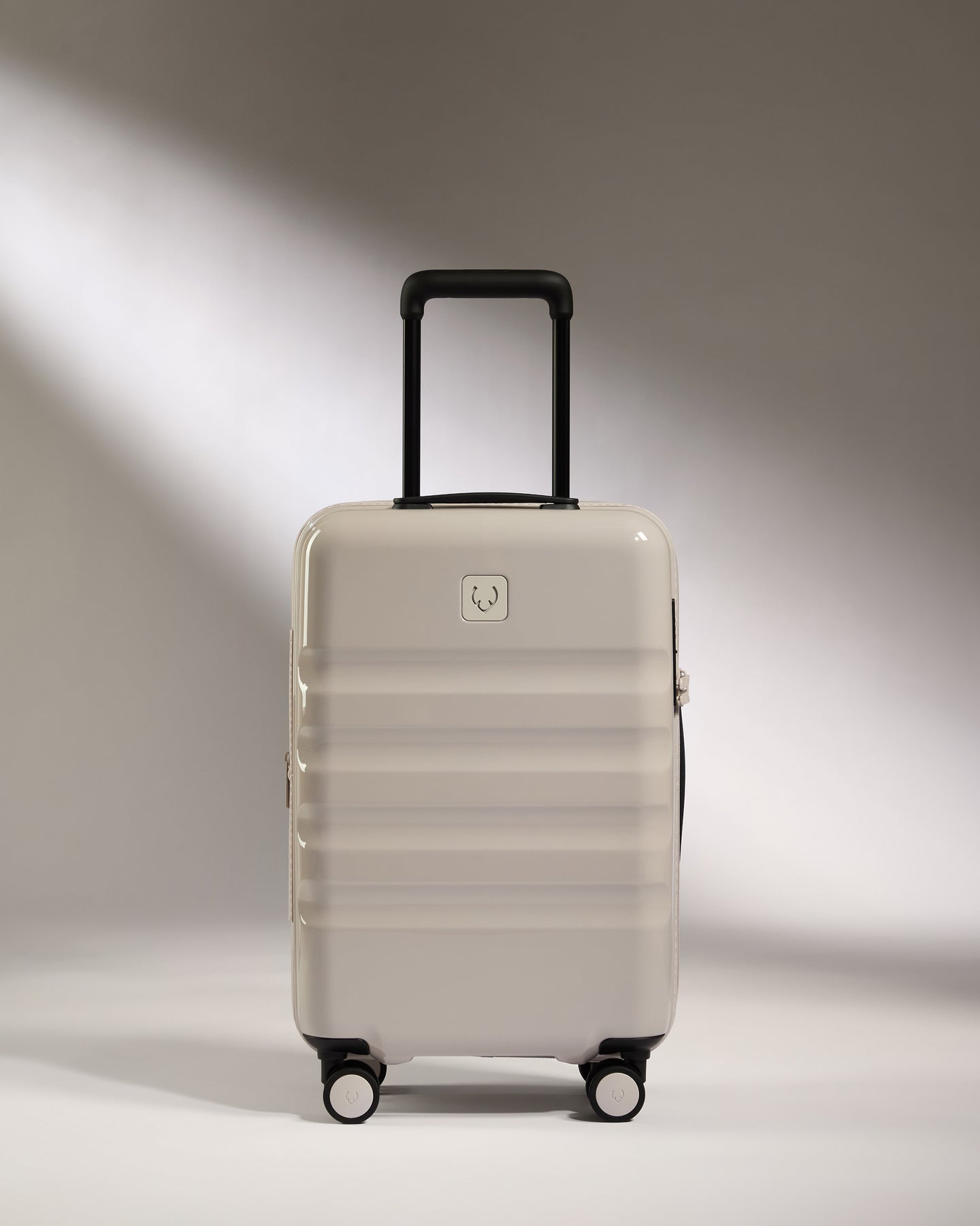 Expandable Carry-on Luggage in Taupe Gloss - Icon Stripe