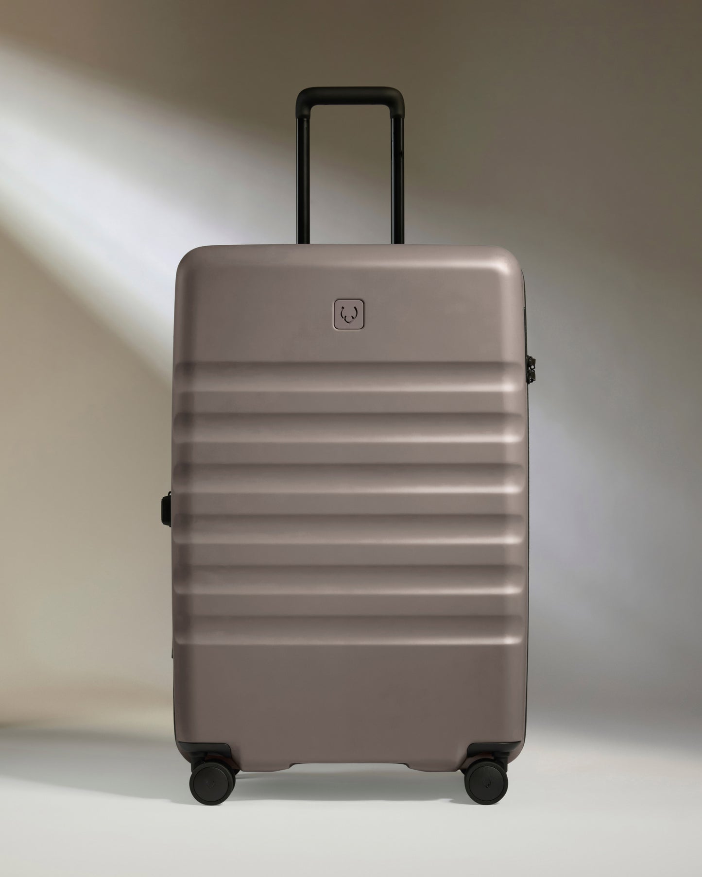 Large Luggage in Pebble Grey - Icon Stripe