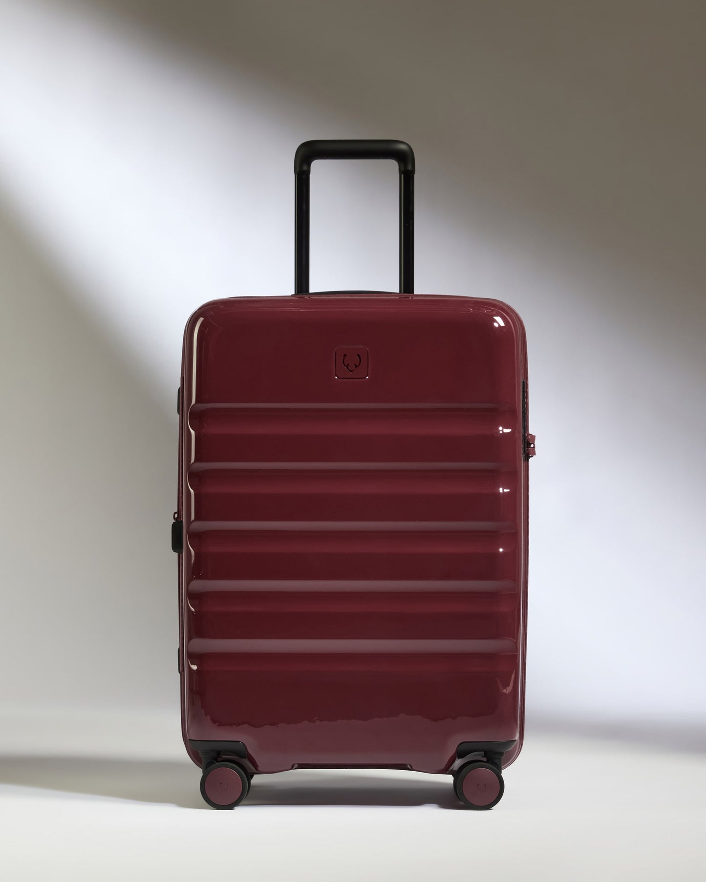 Medium Luggage in Cedar Red Gloss - Icon Stripe