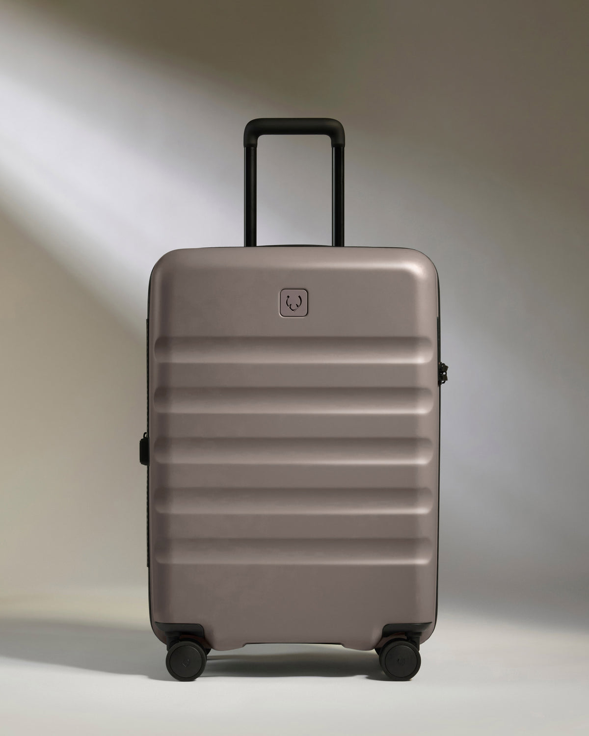 Medium Luggage in Pebble Grey - Icon Stripe