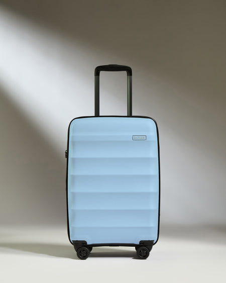 Expandable Carry-On Luggage in Stone Blue - Juno
