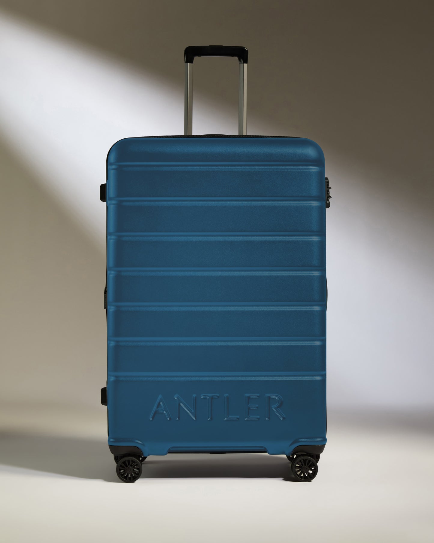 Large Luggage in Bold Blue - Logo