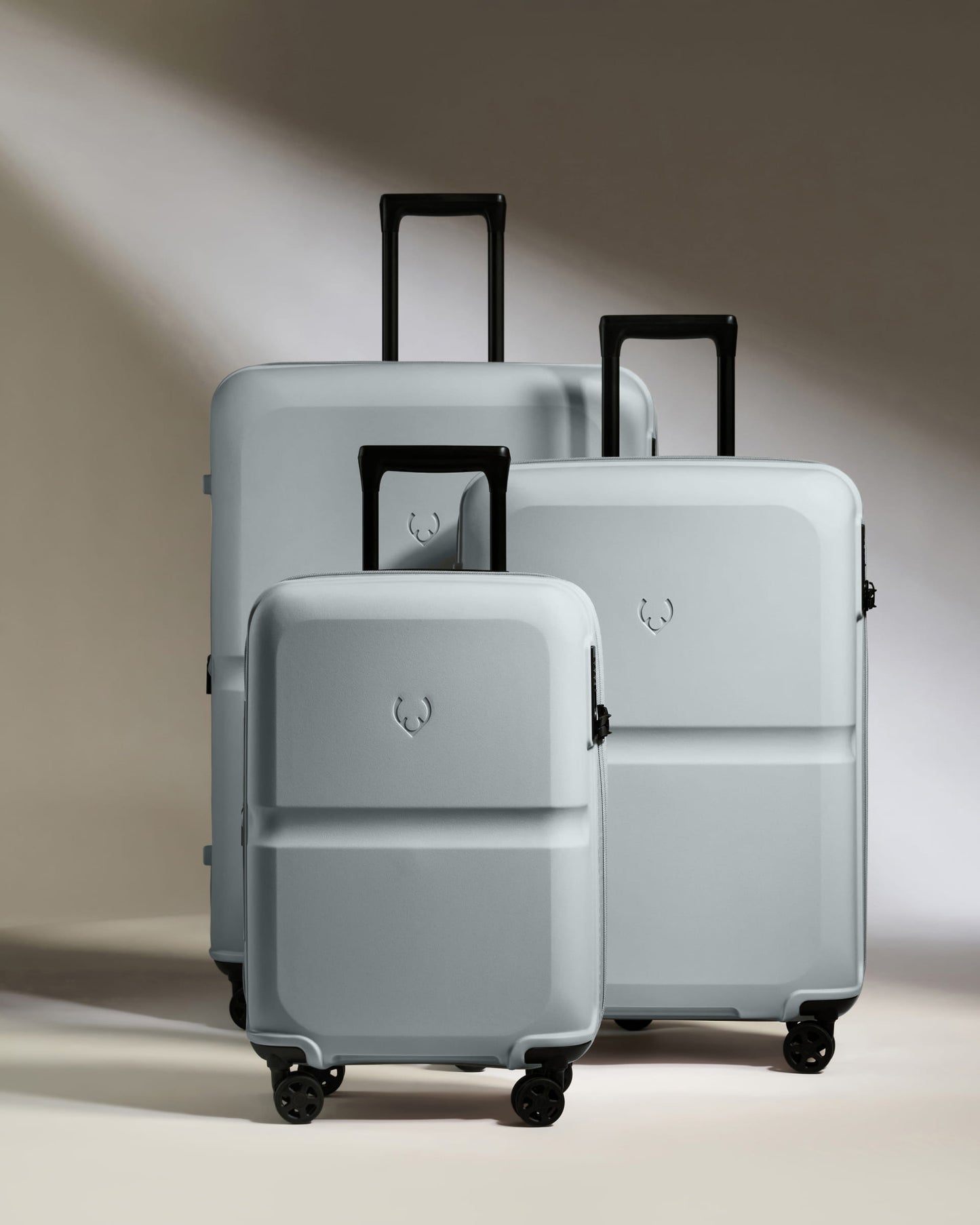 Expandable Carry-on Luggage Set in Salt Blue - Single Stripe