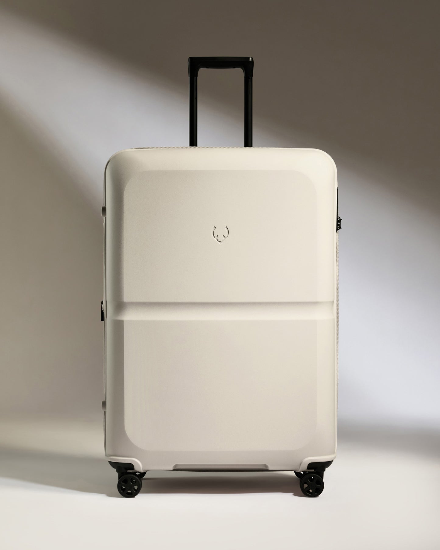 Large Luggage in Taupe - Single Stripe