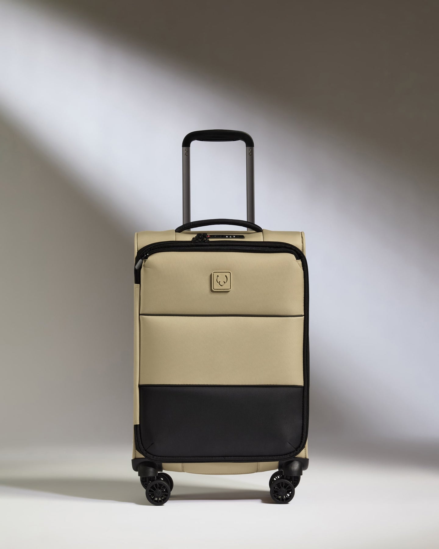 Lightest Expandable Carry-on Luggage in Sand - Soft Stripe 2.0
