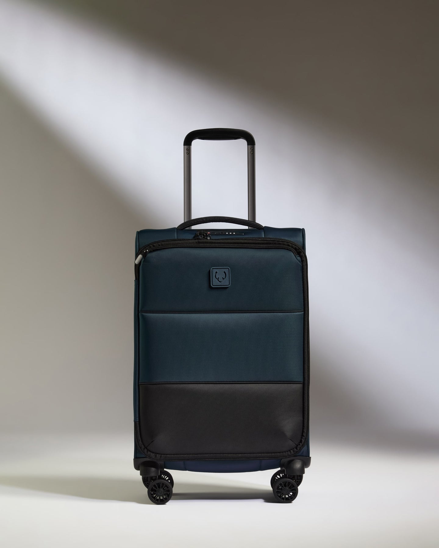Lightest Expandable Carry-on Luggage in Indigo Blue - Soft Stripe 2.0