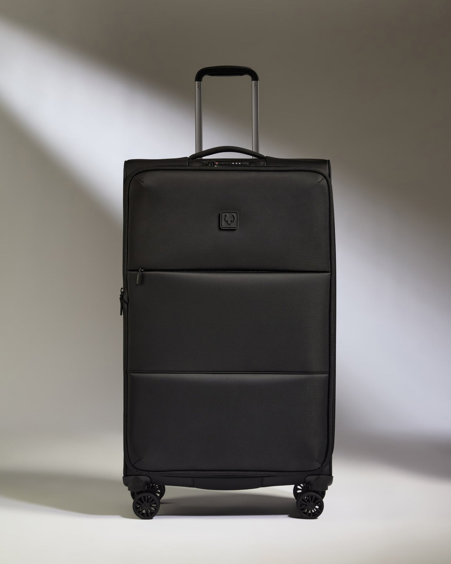 Lightest Large Luggage in Black - Soft Stripe 2.0
