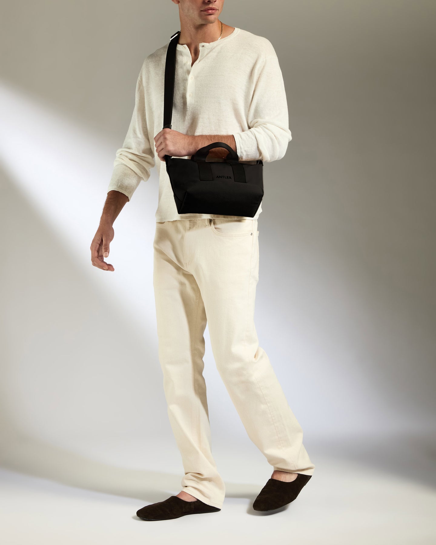Icon Mini Crossbody Bag in Black