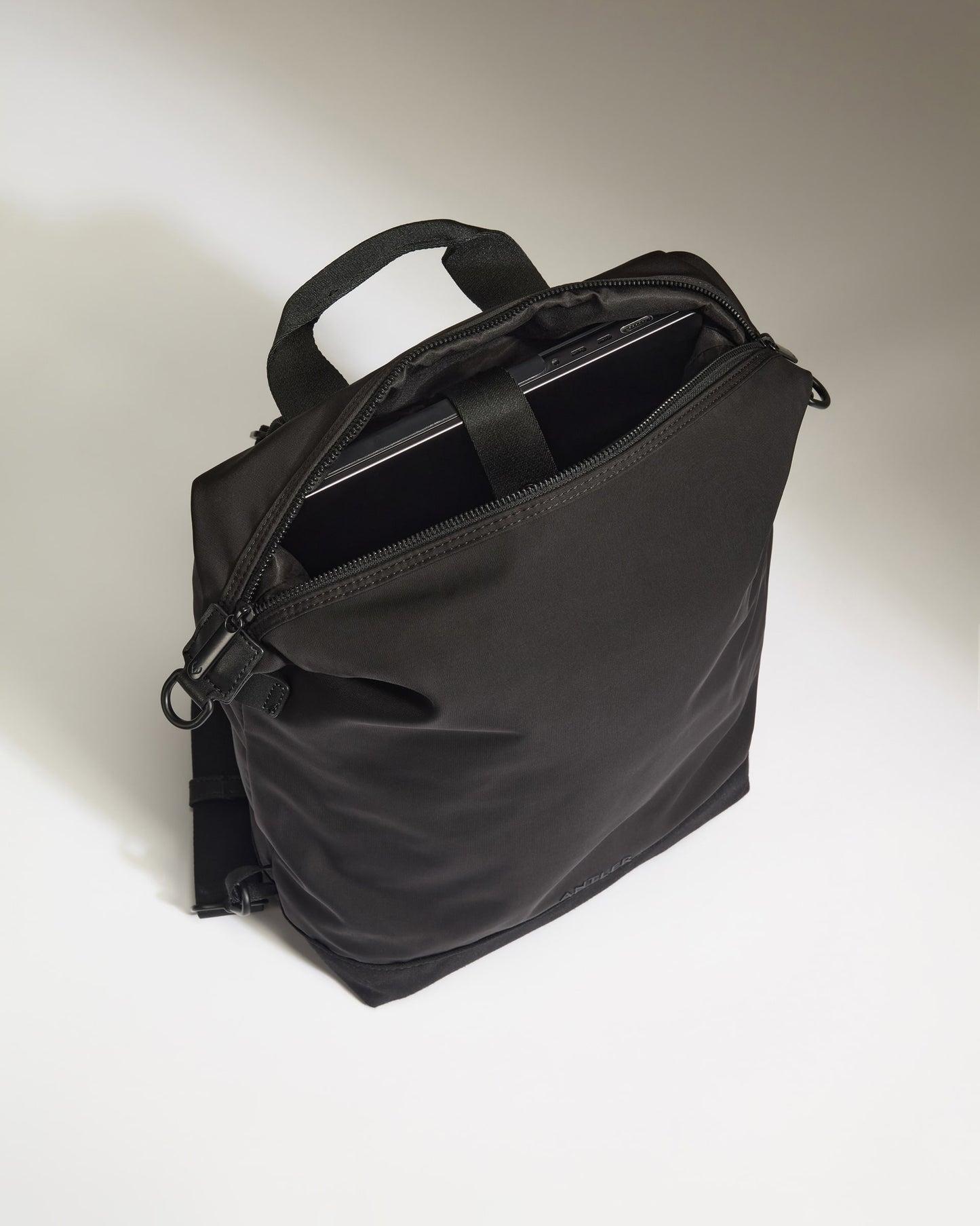 Icon 2-in-1 Tote Backpack in Black