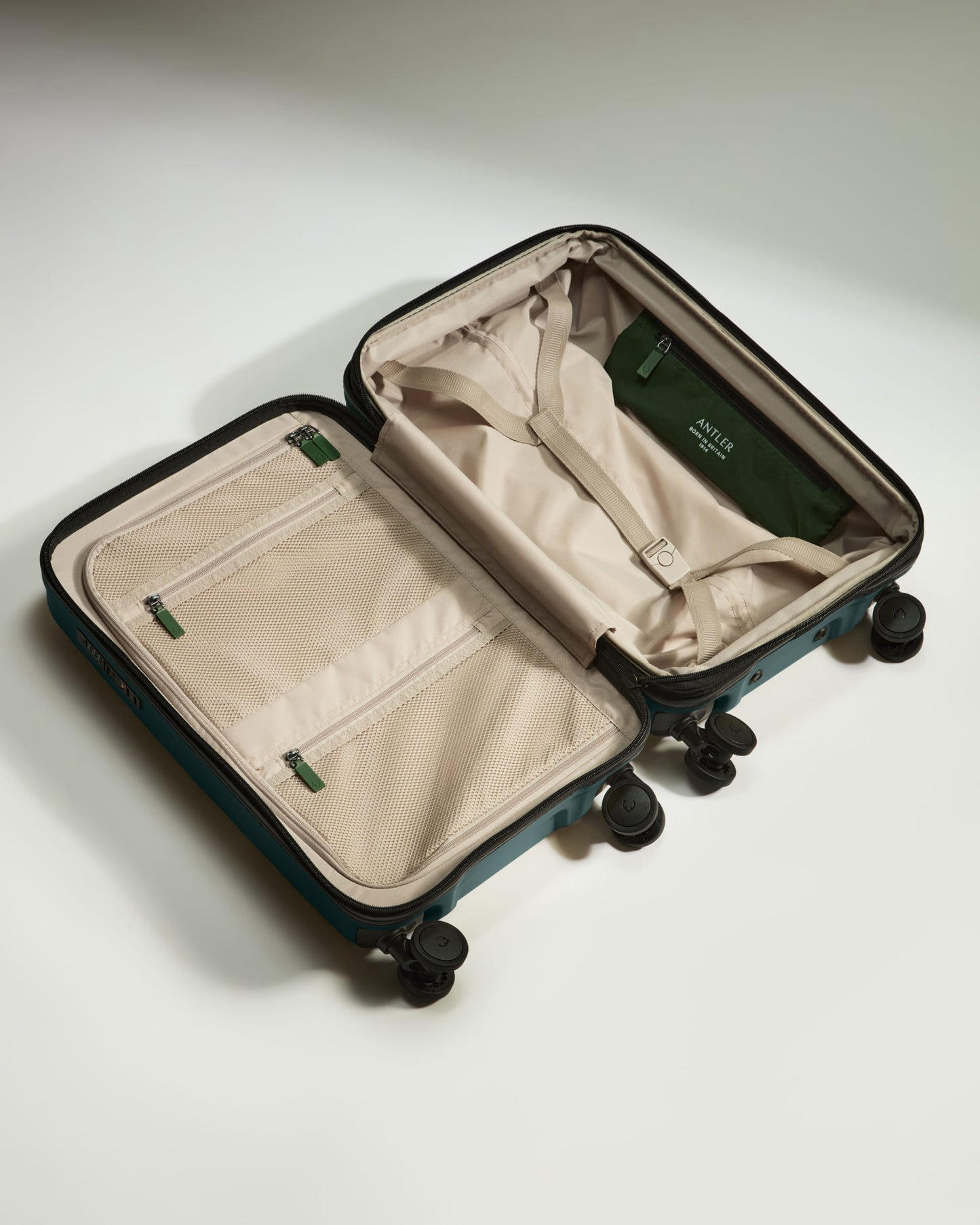 Expandable Carry-on Luggage in Glade Blue - Icon Stripe