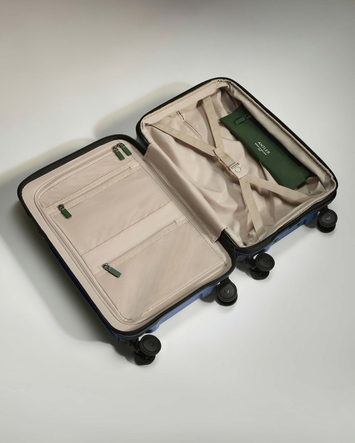 Expandable Carry-on Luggage in Ocean Blue - Icon Stripe