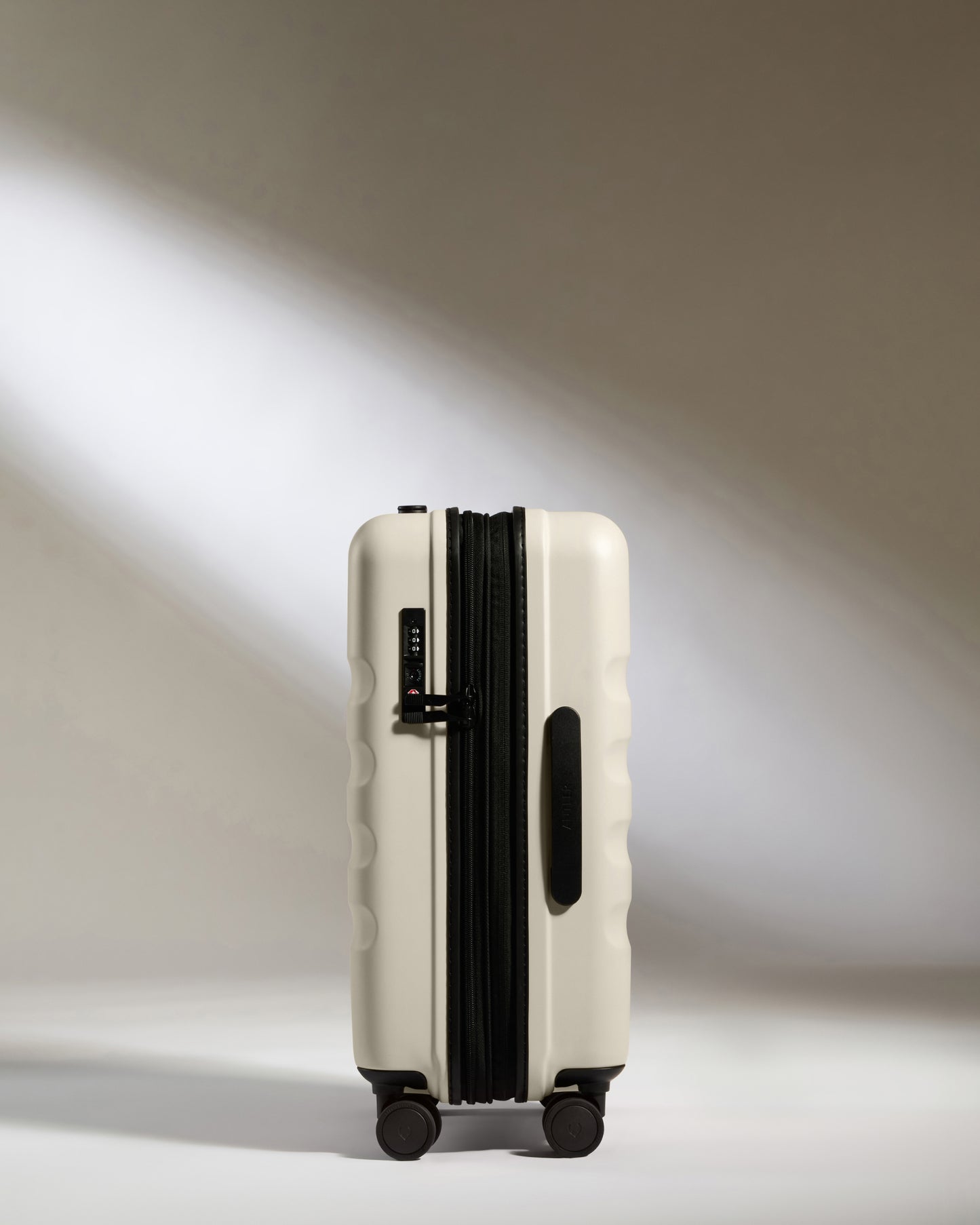 Expandable Carry-on Luggage in Taupe - Icon Stripe